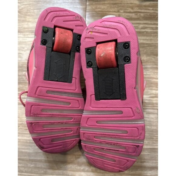 SD Speed Fashion Big Girls Youth Light Up Roller Shoes Size 1 Hot Pink - Picture 5 of 9